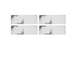 4 Pcs Carpetas De Embossing De Plástico Plantillas Diy Para Scrapbooking Tarjetas Álbumes De Fotos