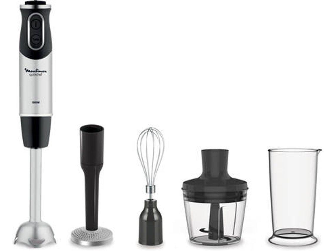 Batidora de mano + accesorios MOULINEX Quickchef DD65H810 (1000 W - negro)