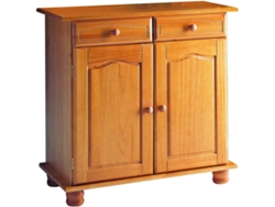 Aparador DOGAR IMPORT Altea Miel 2 Puertas (Marrón - Pino - 86X88X42 cm)