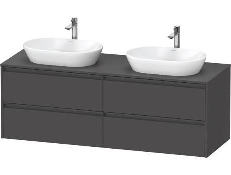 Mueble DURAVIT Ketho.2 bajo lavabo hueco para lavabo en ambos lados 1600x568x550mm K24899B