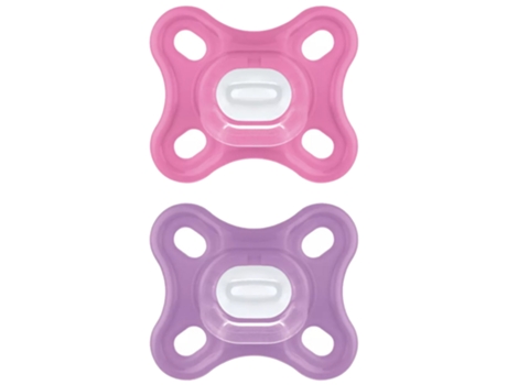 Chupete Comfort 2 En Silicona 0 Meses Y Y Una Caja de Esterilización Color: Rosa MAM