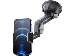 Soporte Giratorio De 360° Para Teléfono Móvil De Coche | Clip Con Ventosa Mejorada