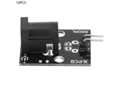 10pcs Módulo Convertidor De Interfaz De Alimentación Dc2.1 Pin Para Bloque De Construcción Electrónica Arduino