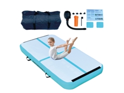 Airtrack 200x100x20cm Colchoneta Inflable, Color Azul