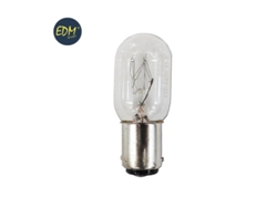 Bombilla incandescente para máquina de coser de bayoneta de 25 W EDM