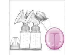 Extractor De Leche Eléctrico De Silicona Para Bebés Lactantes, Rosa*