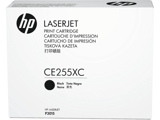 Cartucho de tóner HP CE255X Negro