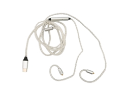 Cabo Type C Para Mmcx Com Microfone, Substituição Para Fones Se215 Se315 Se535 Se846 Ue900 Branco 3.9ft