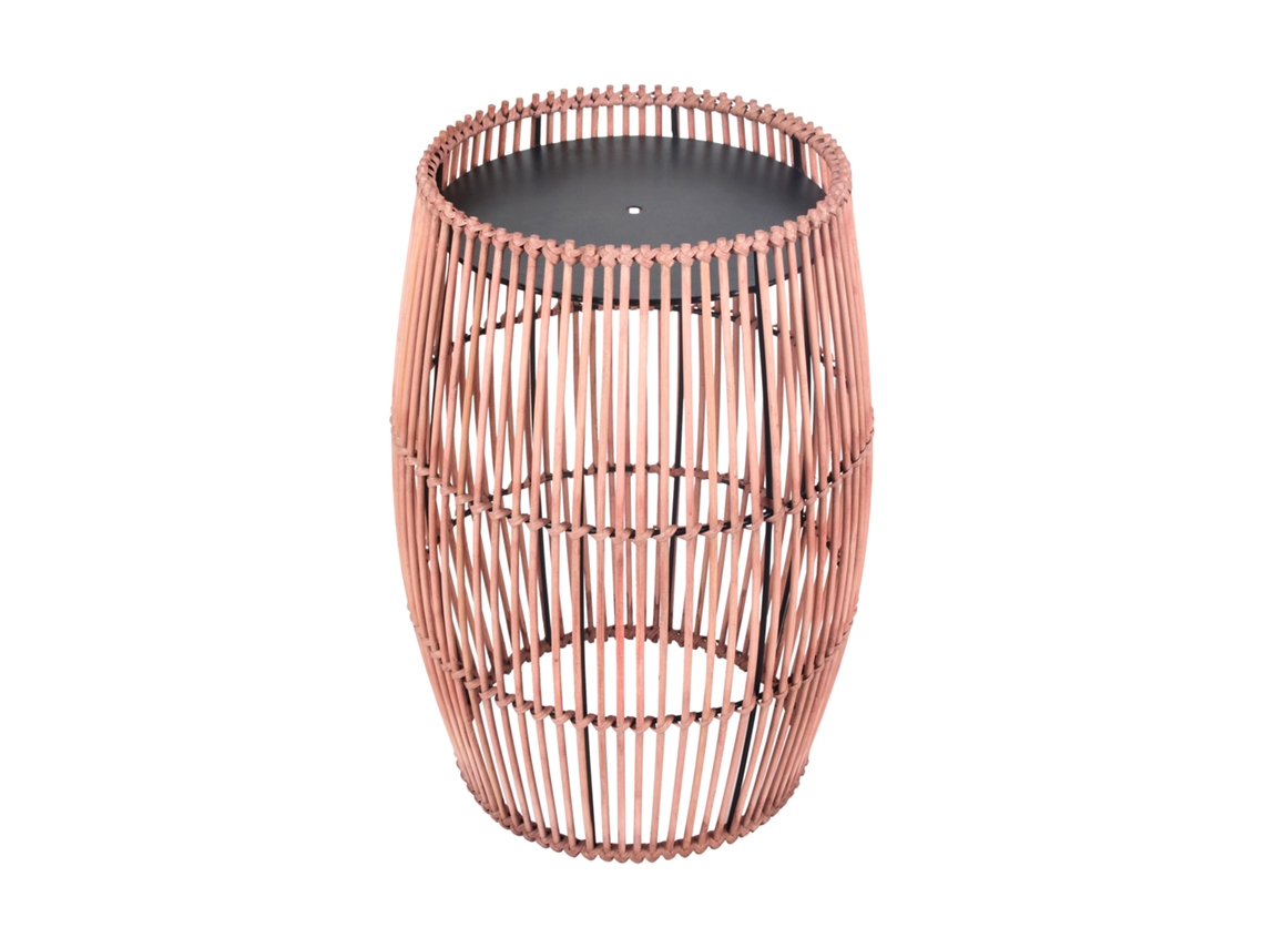 Mesa de Jardin TEAMSON Home (Hierro y Bambú - 47 cm)