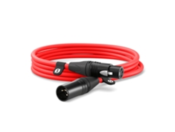 Cable de audio XLR de 3 m de Røde XLR3M R Rojo Rode