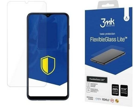 Película Cristal Templado Samsung Galaxy A10 3MK Flexiglass Transparente