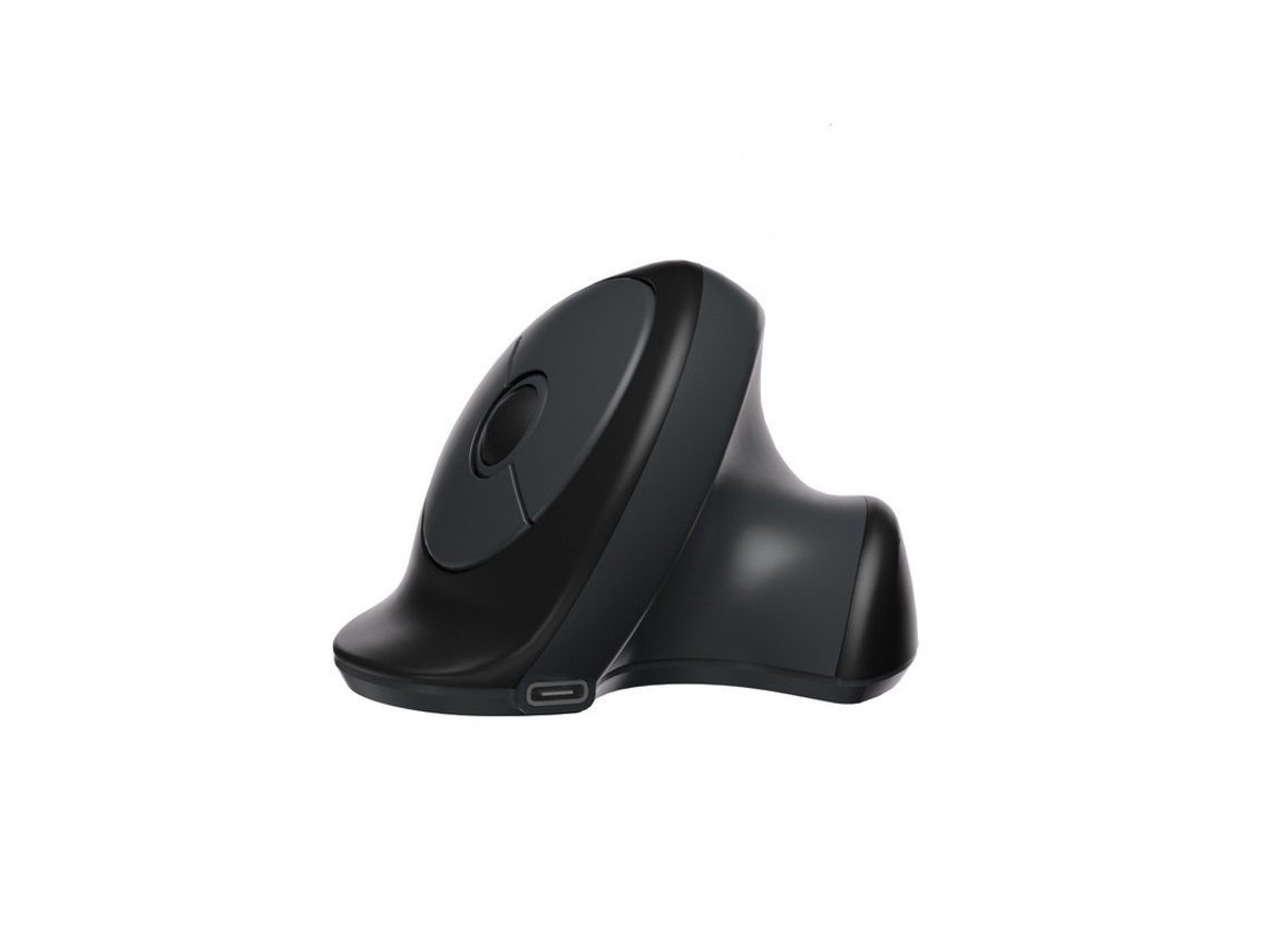 YIZHOOD 2.4G DPI Vertical Pequeño Ergonómico Recargable Silencioso Ajustable Ratón de Oficina para Ipad PC Teléfono Negro