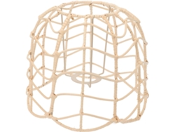 Lámpara Colgante De Cuerda Trenzada Marrón Para Sala De Estar Y Dormitorio, Estilo Nórdico.
