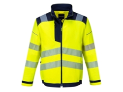 Chaqueta de trabajo de alta visibilidad Portwest Pw3 / Amarillo Negro / M