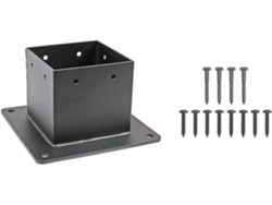 Soportes De Soporte Metal Negro Moderno Poste Multiusos Para Exteriores Postes Cubierta Y Jardín Columna Para Exteriores