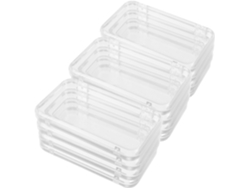 Nuobesty - Caja Organizadora De Plástico Transparente Para Uñas Postizas (12 Piezas)