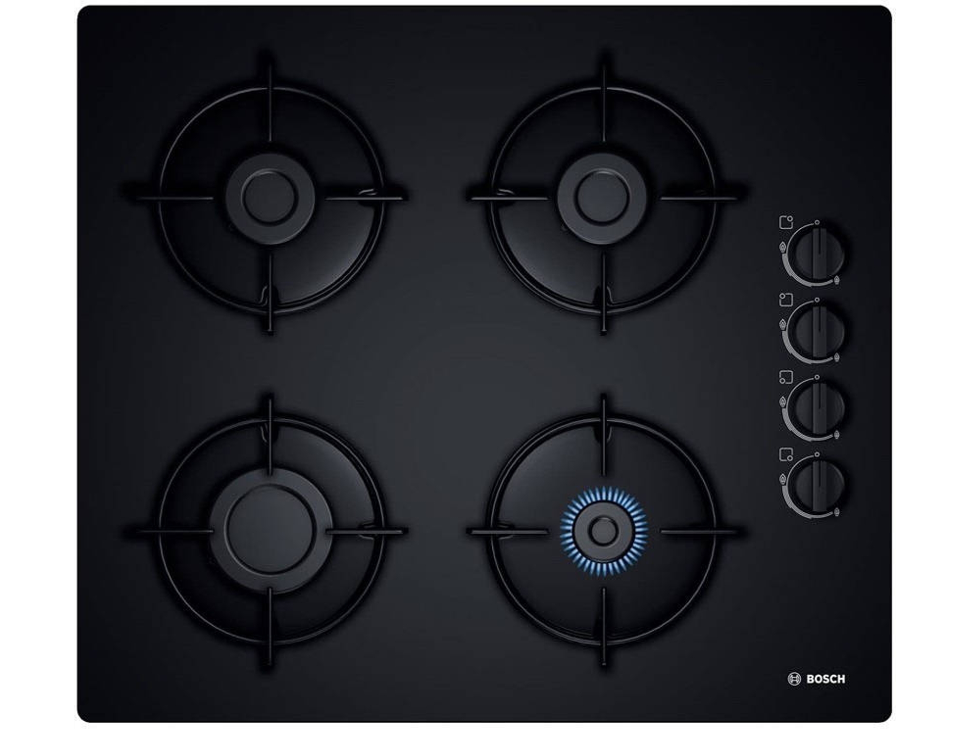 Placa de Gas BOSCH POP6B6B10 (Gas Butano-Propano - 59 cm - Negro)