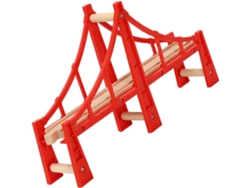 Puente Elevado De Madera, Vía De Tren, Accesorio De Juguete Creativo Para Armar, Cruce Para Niños