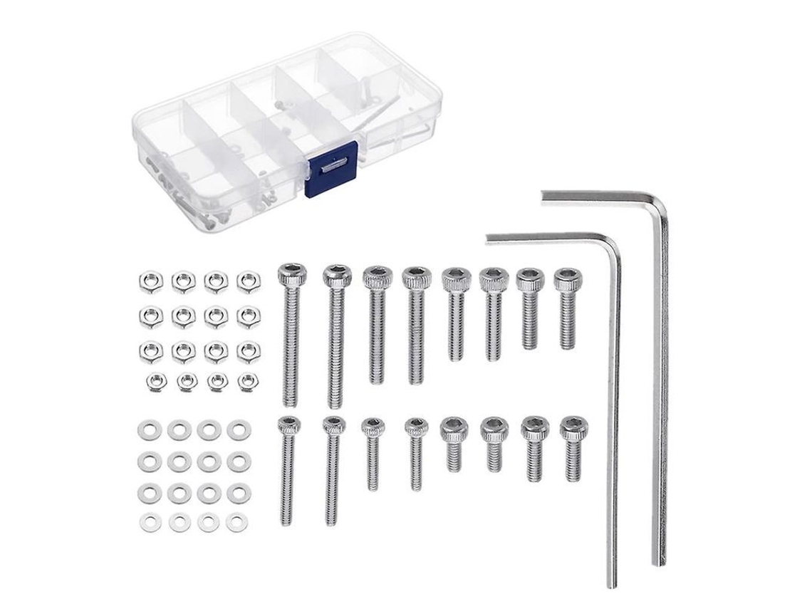 Kit De Montaje De Cápsula Para Tocadiscos, Tornillos Y Tuercas De Acero Inoxidable, Compacto.