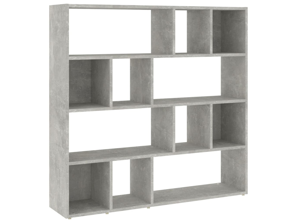 Estantería/separador 105x24x102 cm Gris Cemento MAISON EXCLUSIVE