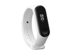 Correa de silicona compatible con Xiaomi Band 25x1x2 cm. Color blanco.