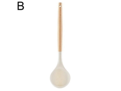 Utensilios y accesorios de cocina de silicona blanca, resistentes al calor. Nostalgia88
