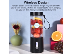 Batidora Usb Portátil Con 6 Cuchillas, Capacidad De 530 Ml, Batería Recargable, Ideal Para Viajes, Acampadas Y Deportes Al Aire Libre.