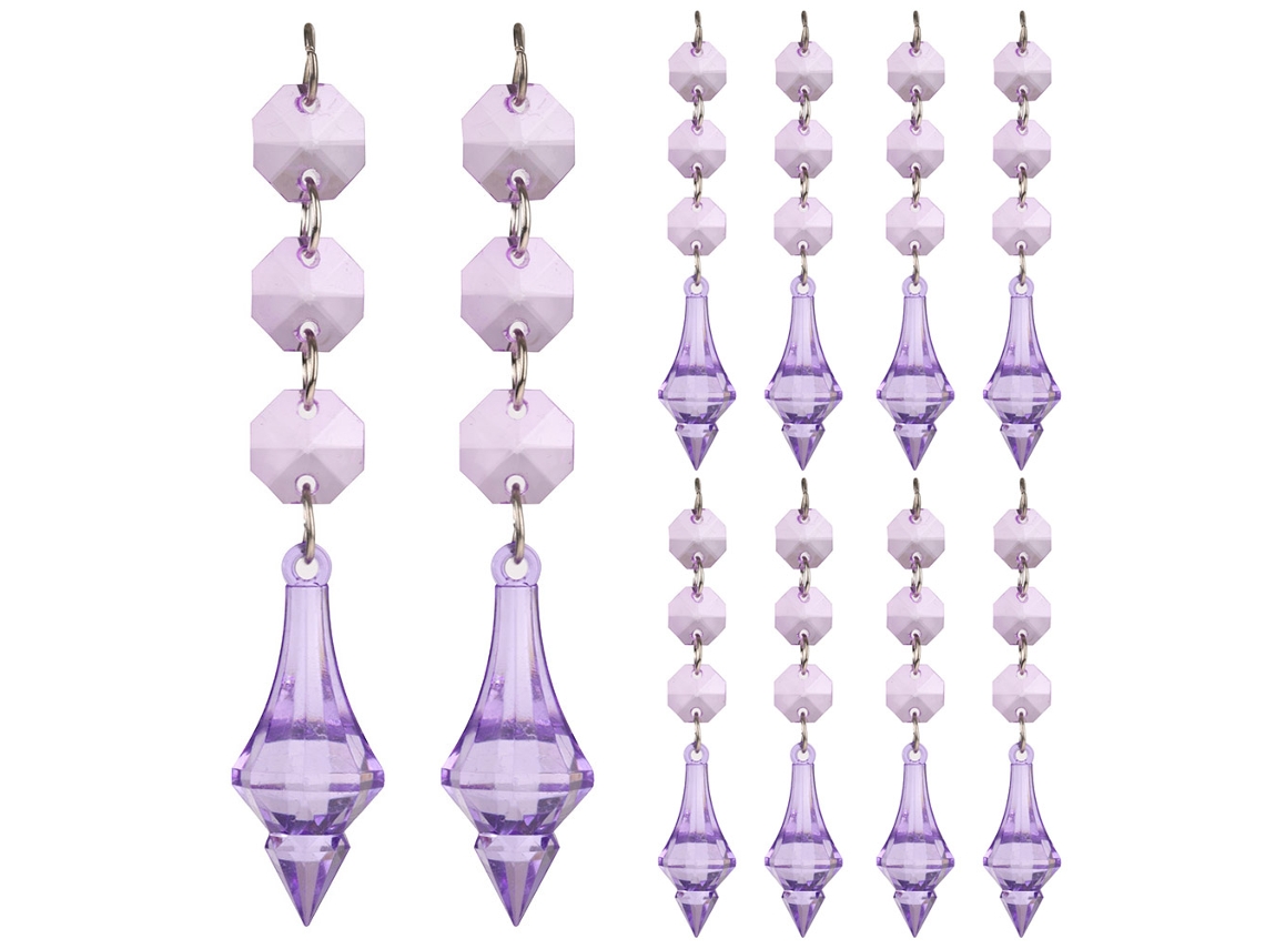 Bola de acrílico transparente Baok: adorno colgante, ideal para manualidades y decoraciones navideñas.