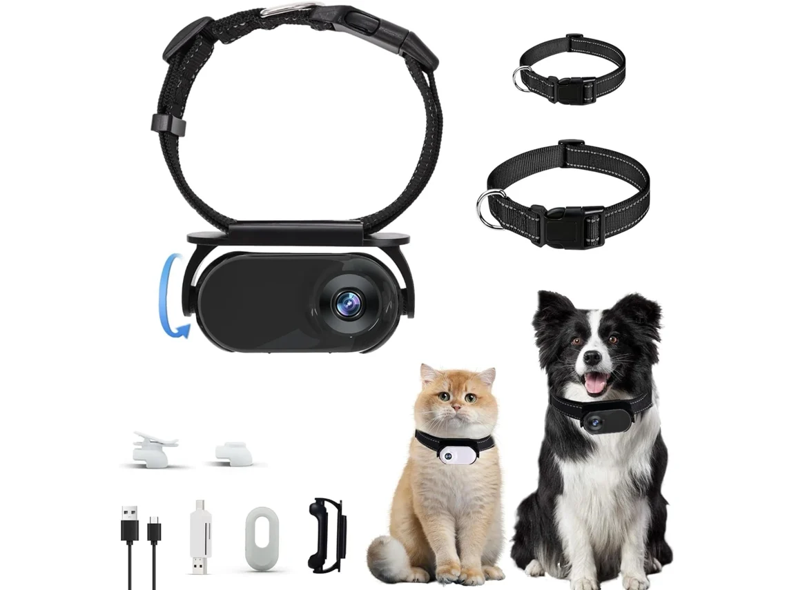 Mini Cámara Digital Compacta Deportiva Para Perros Y Gatos Con Memoria 8gb Grabación Compacta Ciclismo Aventuras Portátil Viajes Exterior
