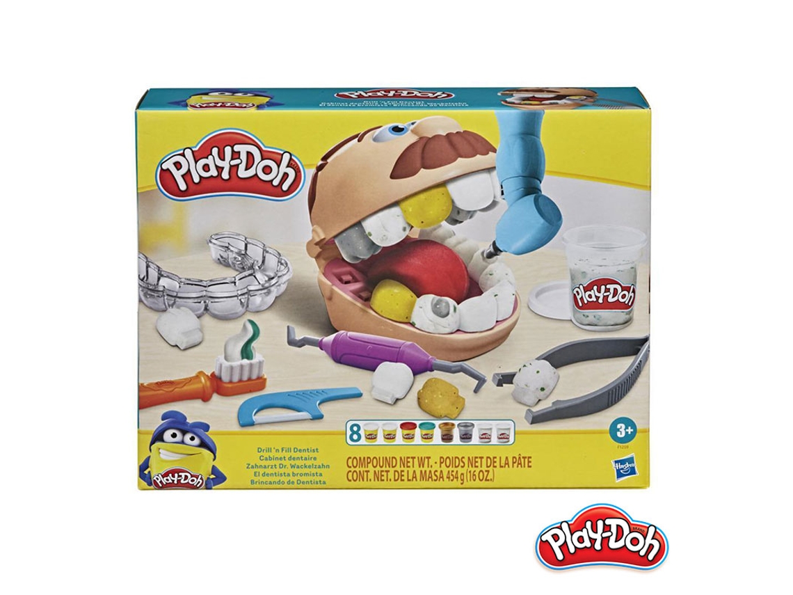 Blocs de Construcción PLAY-DOH El Dentista Bromista (Edad Mínima: 3 Años - 6,67 x 27,94 x 21,59 cm)