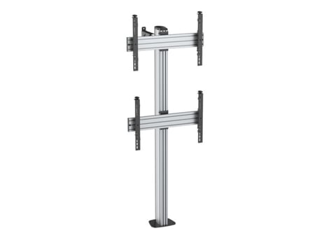 Soporte de suelo atornillable para 2 TV 40"-65", Altura 175 cm