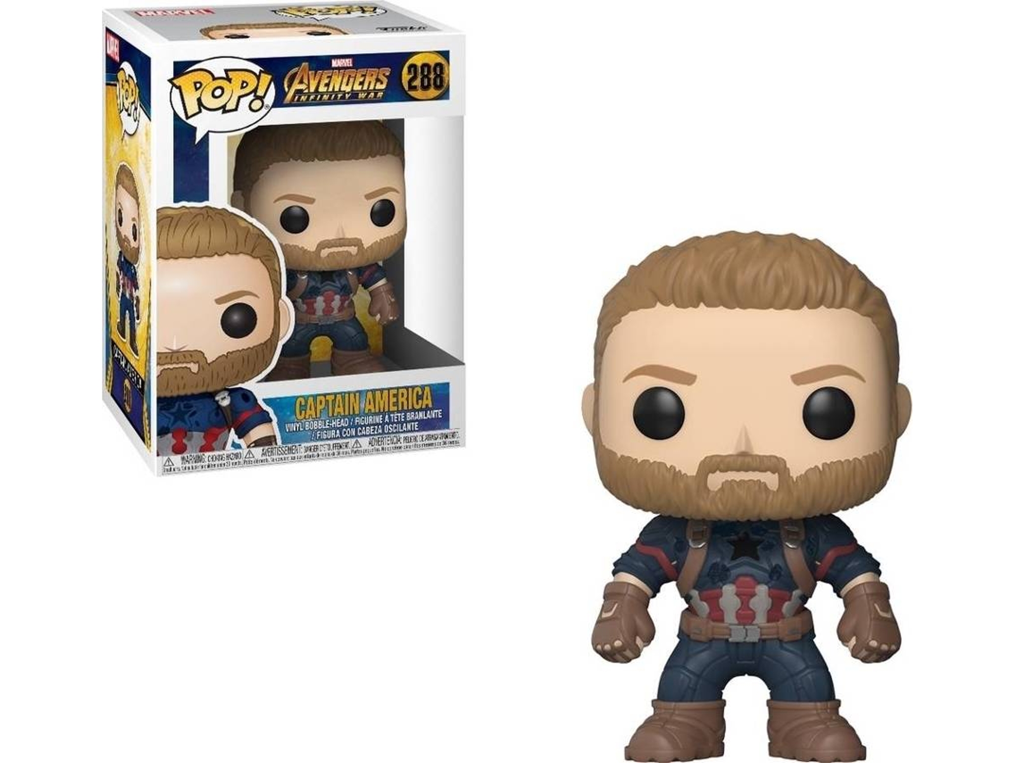 Figura Vinilo FUNKO POP! Marvel Avengers: Capitan América