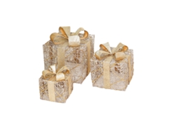 Cajas de regalo navideñas para decorar espacios interiores y exteriores