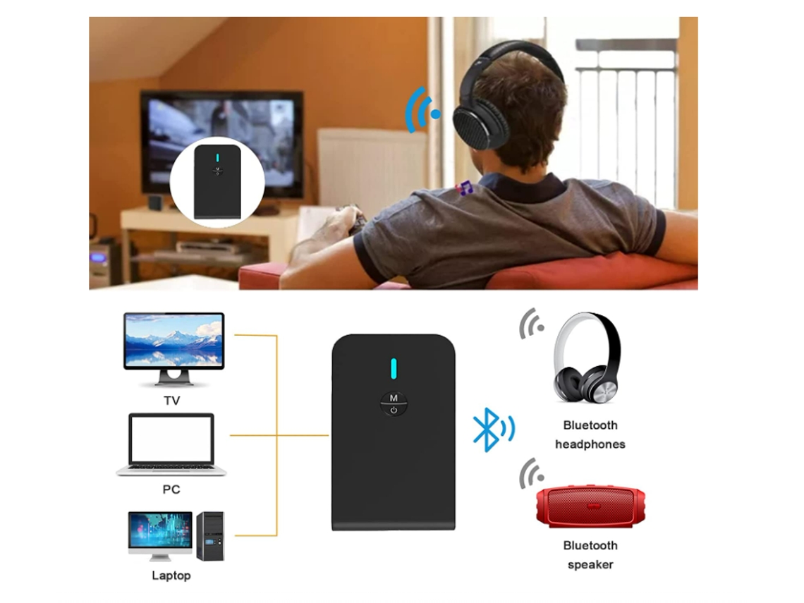 Adaptador bluetooth para top pc auriculares