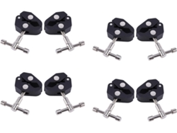 Juego De 8 Clips De Fotografía De Alta Calidad Con Varillas Roscadas De 1/4" Y 3/8" Para Cámaras.