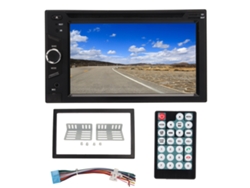 Reproductor de DVD para coche de 6,2 pulgadas con Bluetooth, manos libres, transmisión de música, reproductor multimedia LED, pantalla táctil, reproductor de CD y DVD