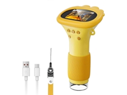 Microscopio infantil, portátil digital HD 1000x, mini cámara USB portátil compatible con PC
