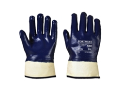 Guantes De Nitrilo Cubiertos - Protección Total Y Seguridad Azul Marino / Xxl