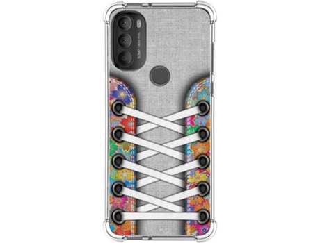 Carcasa Motorola Moto G71 5G TUMUNDOSMARTPHONE Dibujos Antigolpes Zapatillas 04 Multicolor