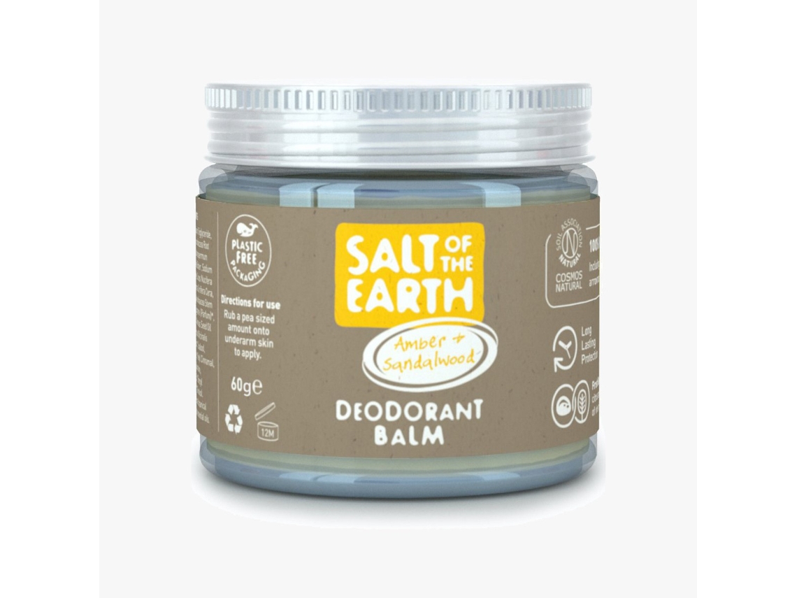 Ámbar Y Sándalo Balsamo Desodorante 60 Gr SALT OF THE EARTH