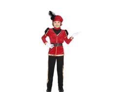 Disfraz de Niño GUIRMA Sirviente Roja Elegante (3-4 años)