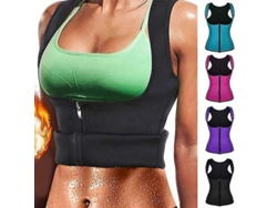 2026-chaleco Moldeador Deportivo Para Mujer Con Cremallera Material Neopreno Entrenamiento Adelgazamiento Oferta