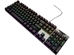 Teclado De 82 Teclas Resistente Al Agua, Con Tecnología Anti-ghosting, Interruptores Azules Y Retroiluminación Rgb Para Pc.