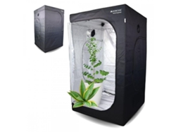 Armario de cultivo MOBICLINIC Impermeable Negro Nylon Growbox 120x120x200 cm