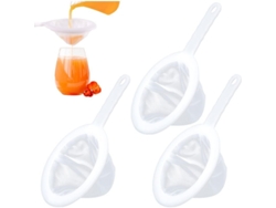 2026da-colador De Malla Ultra Fina De Nylon, 3 Piezas (100/200/400 Malla) Para Yogur Alimentos Bebidas