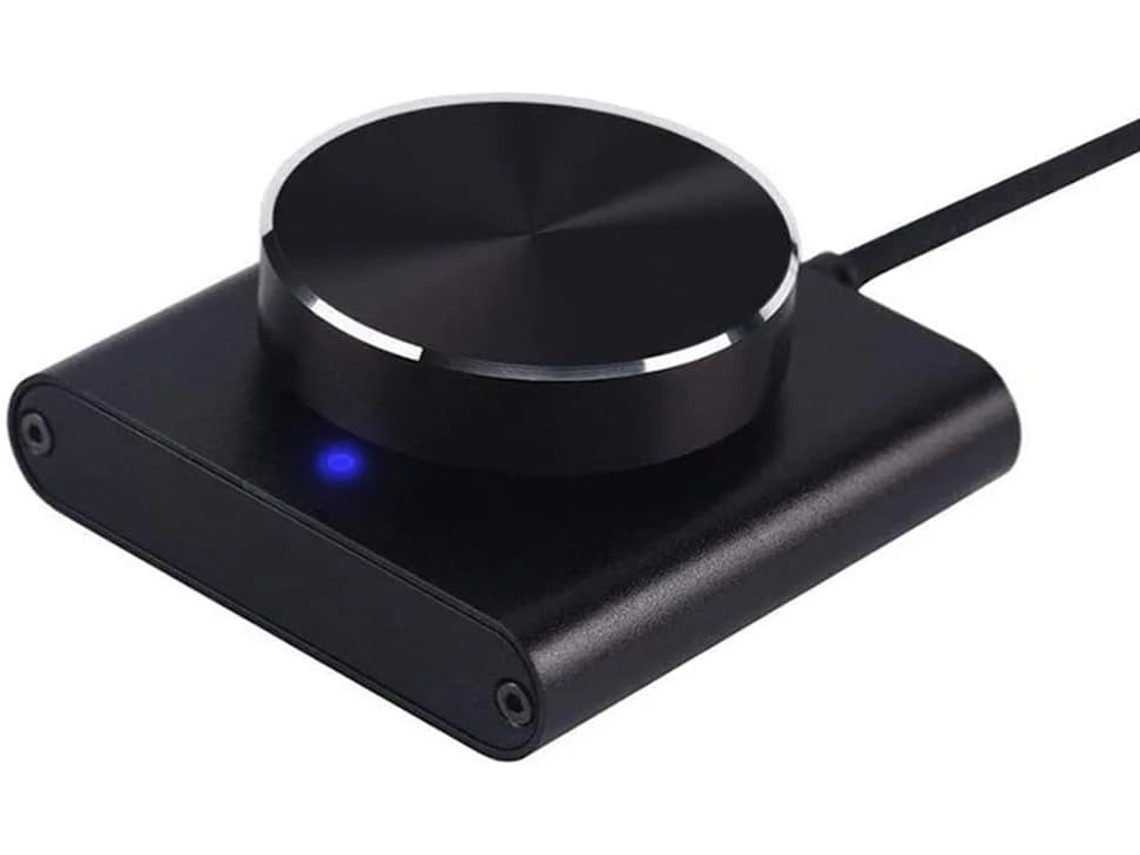 Controlador De Audio Usb Multimedia Con Perilla De Control De Volumen Para Altavoces