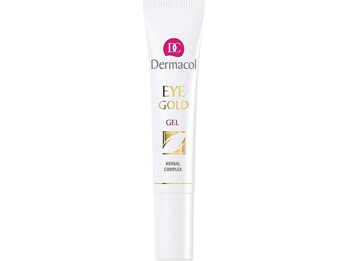 Crema de Ojos DERMACOL Gold Refreshing Gel To Treat Swelling And Dark Circles (15ml)