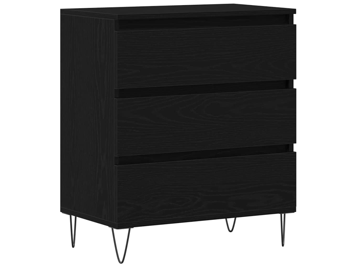 Aparador | Buffet Roble Negro 60 x 35 x 70 cm Madera Procesada