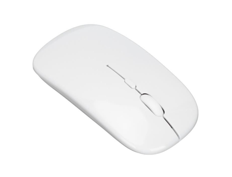 HURRISE Ratón Inalámbrico para Computadora Smart Mute Ultrafino Portátil para Juegos Accesorios para Computadora De Escritorio Blanco