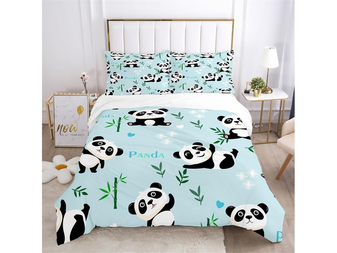 Ropa Cama Estampado Niños Niñas Adolescentes Almohada Material Microfibra Color Juego Funda Nórdica 220x240 Cm
